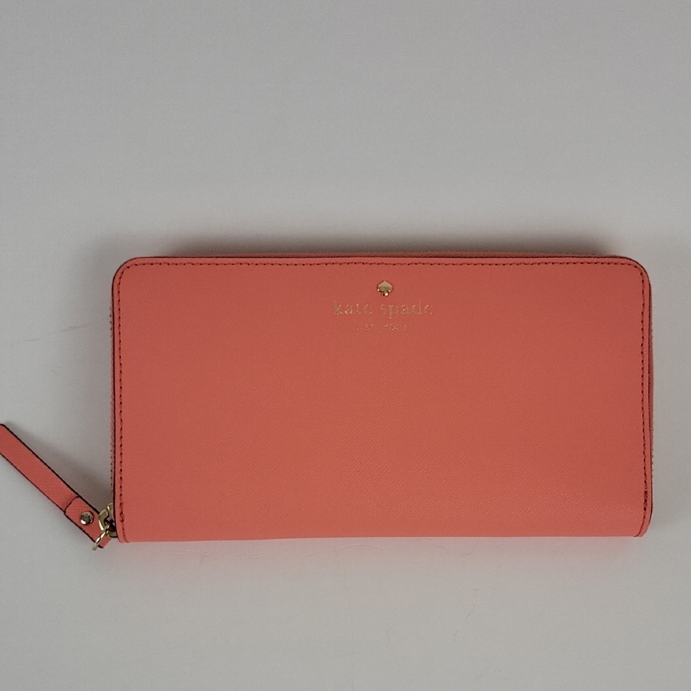 Kate Spade Mikas Pond Stacy in Guava Long Wallet